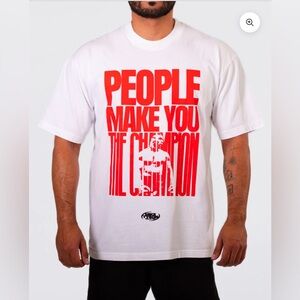 NWT Mike Tyson People Make You The Champion T- Shirt